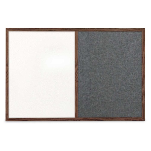 Slim Style Indoor Enclosed Corkboard, 30", UV503SCH-BLACK-CORK